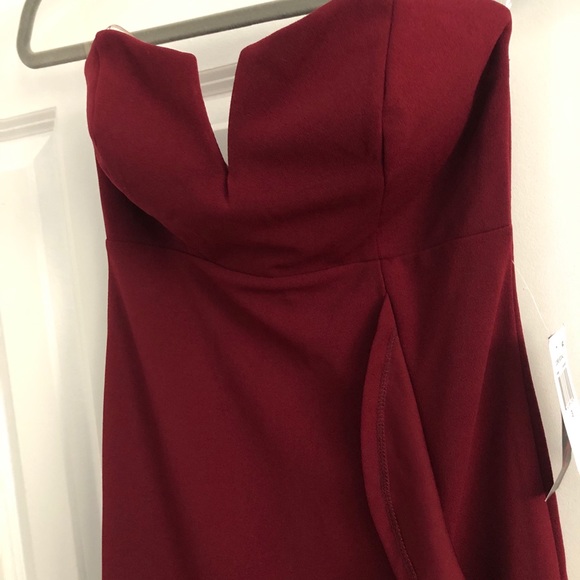 Teeze Me Women’s Strapless Ruffled Dress - Picture 4 of 10